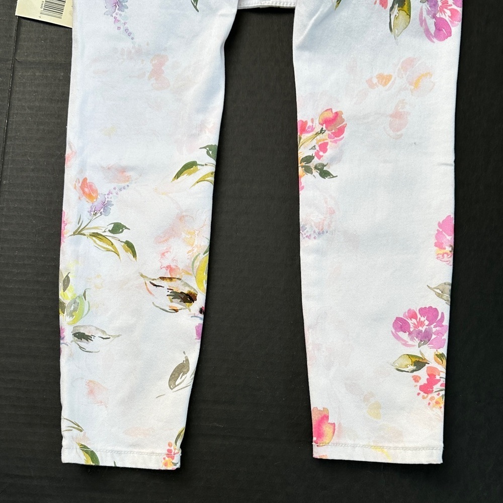 New Guess White Floral Skinny Jeans - Picture 8 of 8